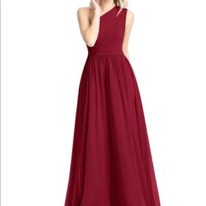Azazie Burgundy Bridesmaid Dress